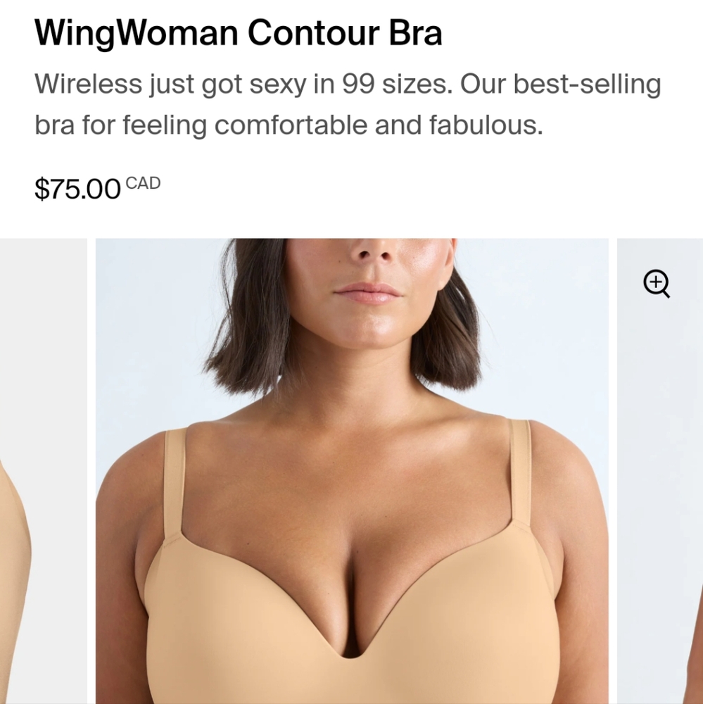 Knix wing woman bra